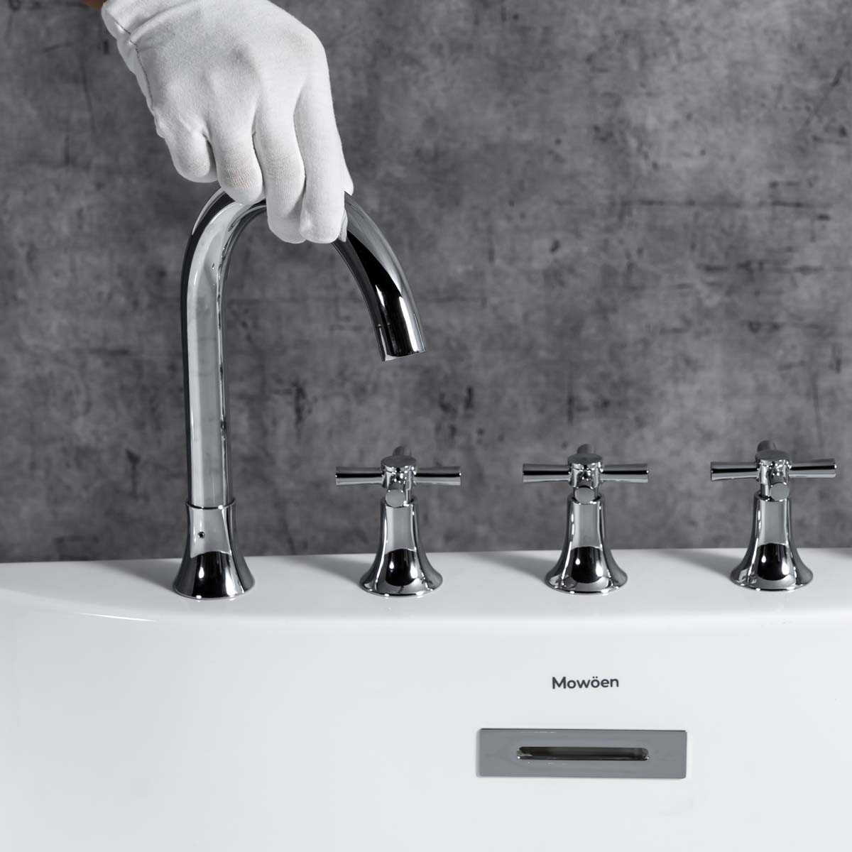 Bồn tắm đặt sàn 1.7m gồm vòi MOWOEN MW8237F-170 - 13