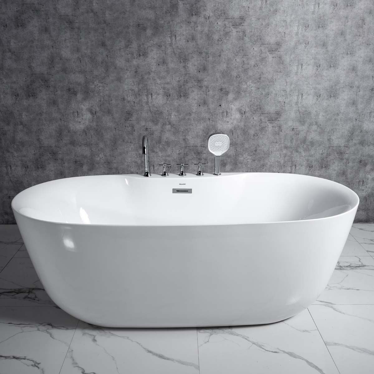 Bồn tắm đặt sàn 1.7m gồm vòi MOWOEN MW8237F-170 - 9