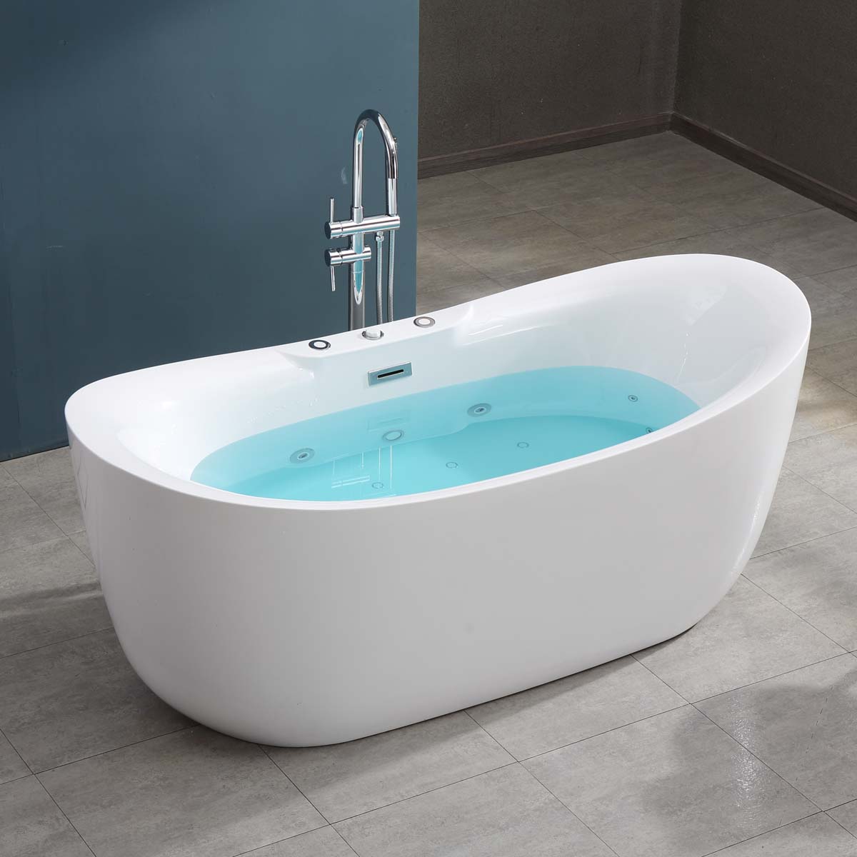 Bồn tắm đặt sàn massage 1.7m MOWOEN MW8305B-170.MS