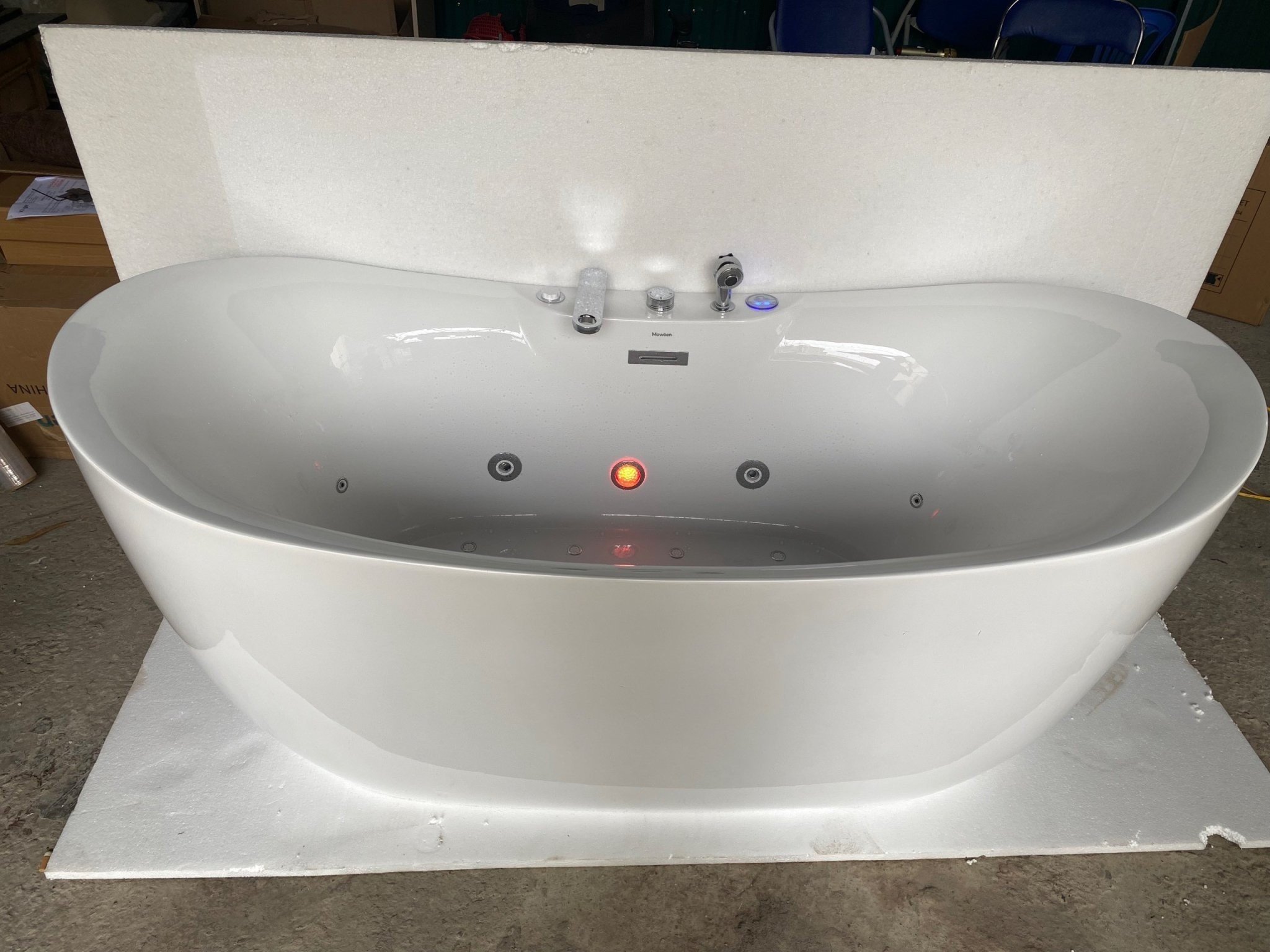 Bồn tắm đặt sàn massage 1.7m MOWOEN MW8305BFB-170.MS - 13