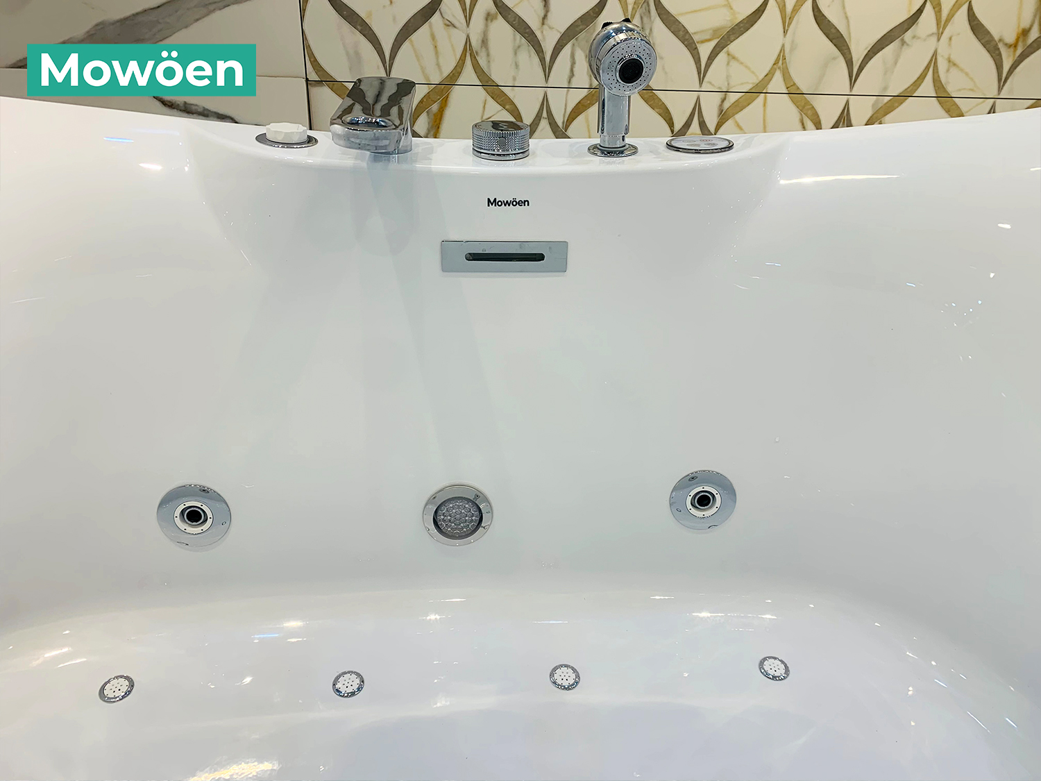 Bồn tắm đặt sàn massage 1.7m MOWOEN MW8305BFB-170.MS - 7