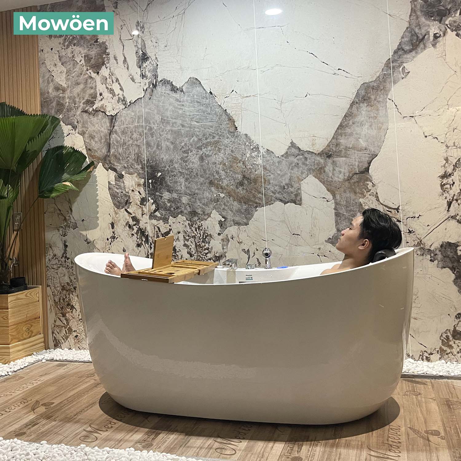 Bồn tắm đặt sàn massage 1.7m MOWOEN MW8305BFB-170.MS - 5