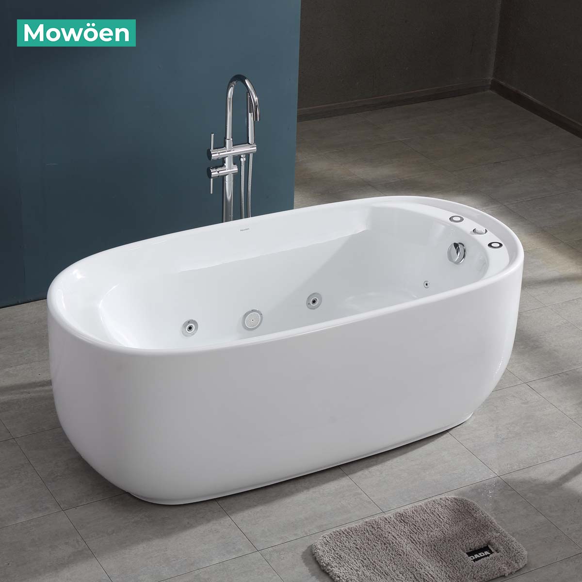 Bồn tắm đặt sàn massage 1.7m MOWOEN MW8311B-170.MS - 8