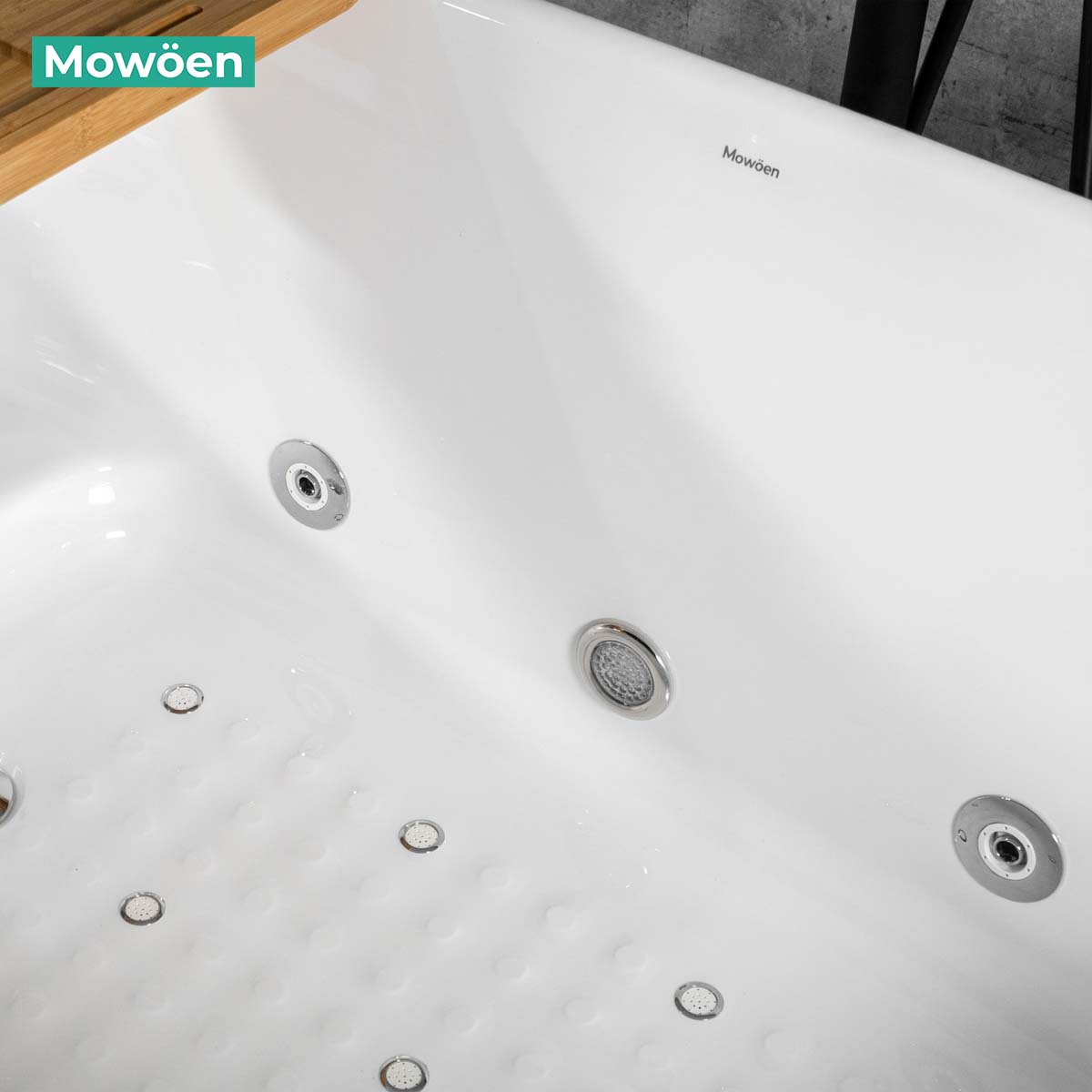 Bồn tắm đặt sàn massage 1.7m MOWOEN MW8311B-170.MS - 6