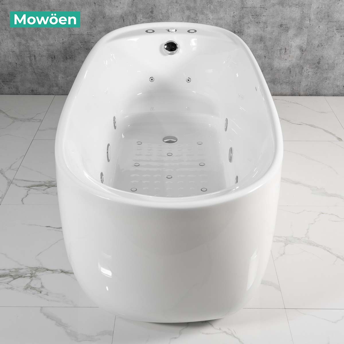 Bồn tắm đặt sàn massage 1.7m MOWOEN MW8311B-170.MS - 7