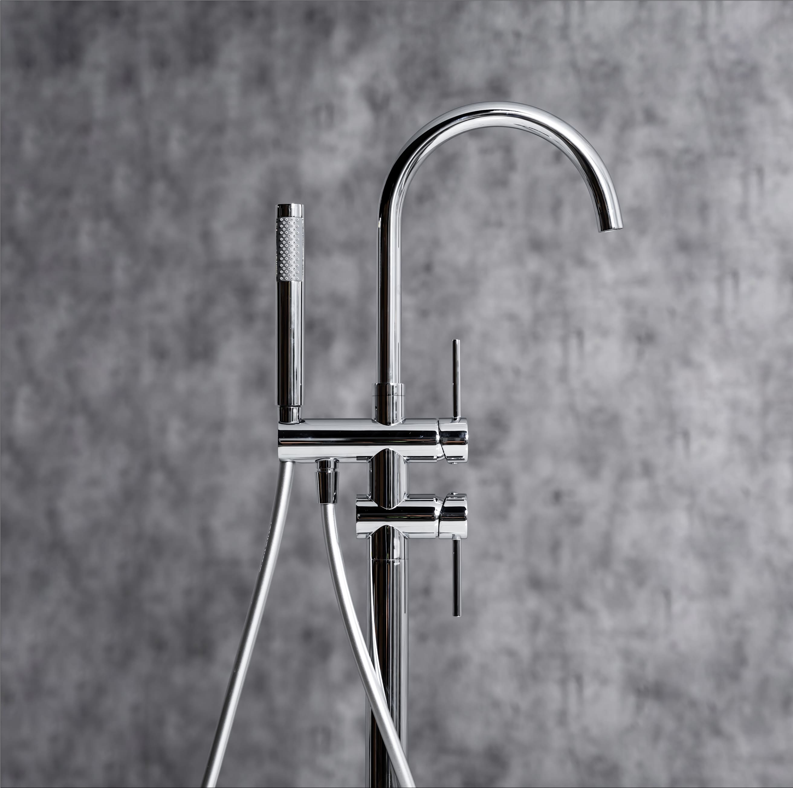 Bộ vòi sen xả bồn đặt sàn Alin Series MOWOEN ALIN-FB0001 - 6