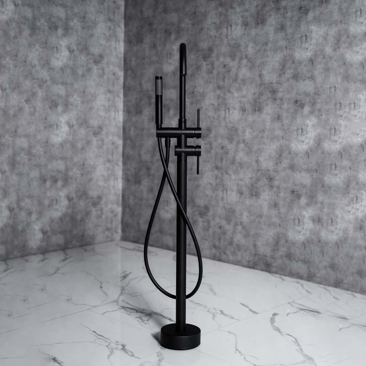 Bộ vòi sen xả bồn đặt sàn Alin Series MOWOEN ALIN-FB0001 - 4