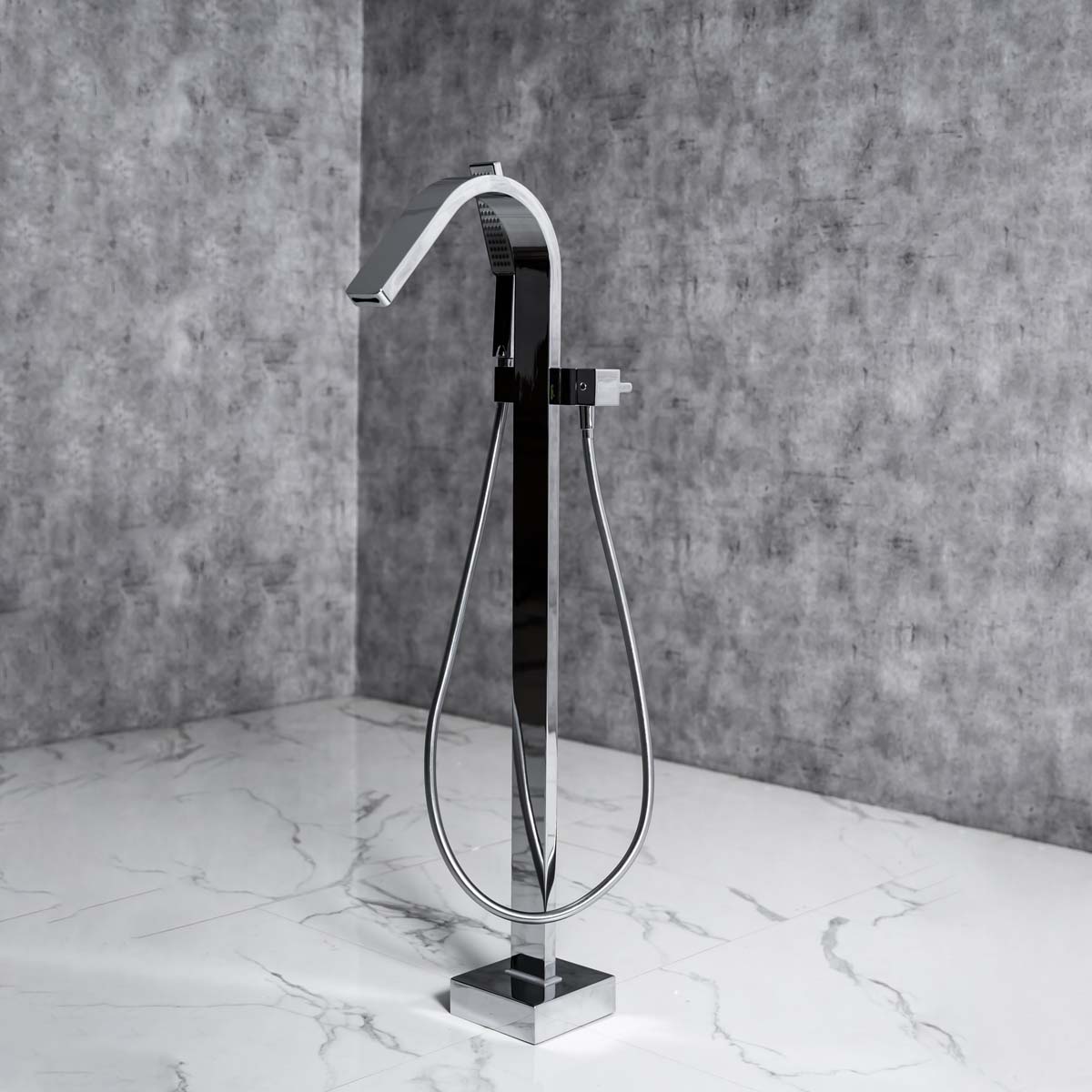 Bộ vòi sen xả bồn đặt sàn Emmas Series MOWOEN EMMAS-FB0003 - 8