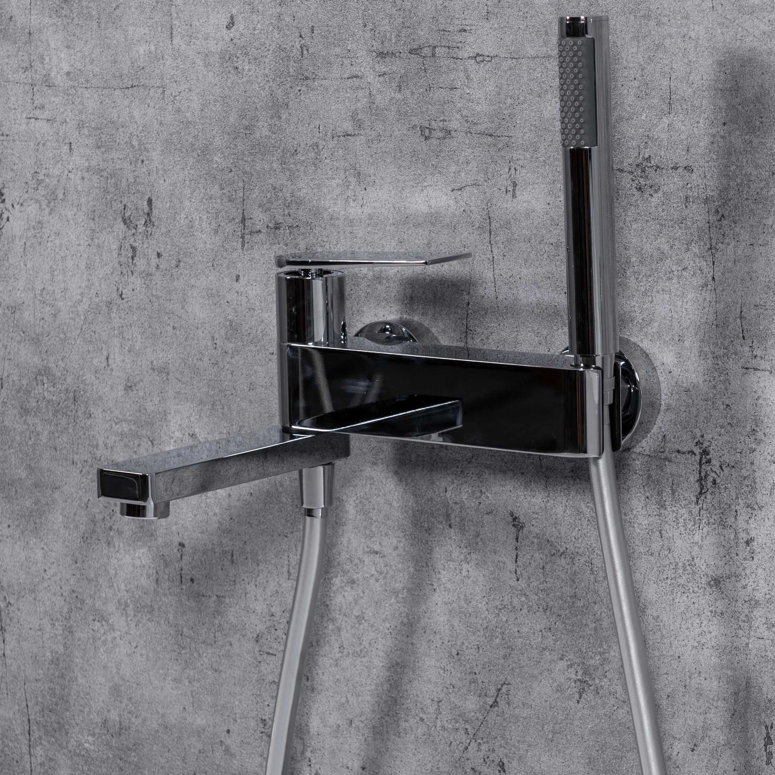 Bộ vòi sen xả bồn gắn tường MOWOEN MONICA-FB0006-2C - 4