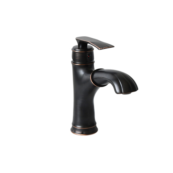 Vòi nước lavabo nóng lạnh có dây rút bằng đồng Kanly GCV42B GCV42B