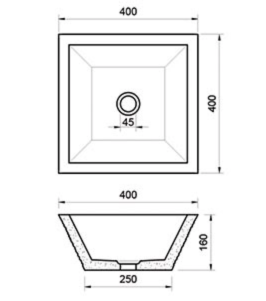 Chậu lavabo đặt bàn Kanly đá Marble tự nhiên MAR051i MAR054i - 2