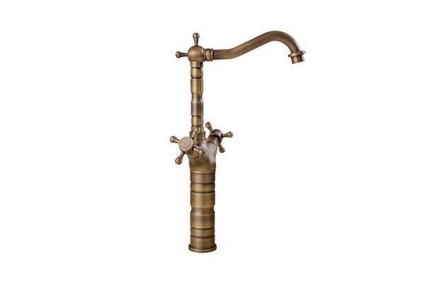 Vòi chậu lavabo nóng lạnh bằng đồng Kanly GCA01/V07 GCA01 - 2