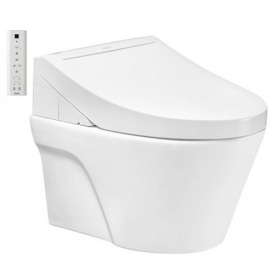 Bồn cầu treo tường nắp rửa điện tử C5 (giấu dây) TOTO CW822REA TCF24460AAA WH172AT TCA465 MB175M CW822REA#W/TCF24460AAA#NW1/WH172AT/TCA465/MB175M#SS - 3