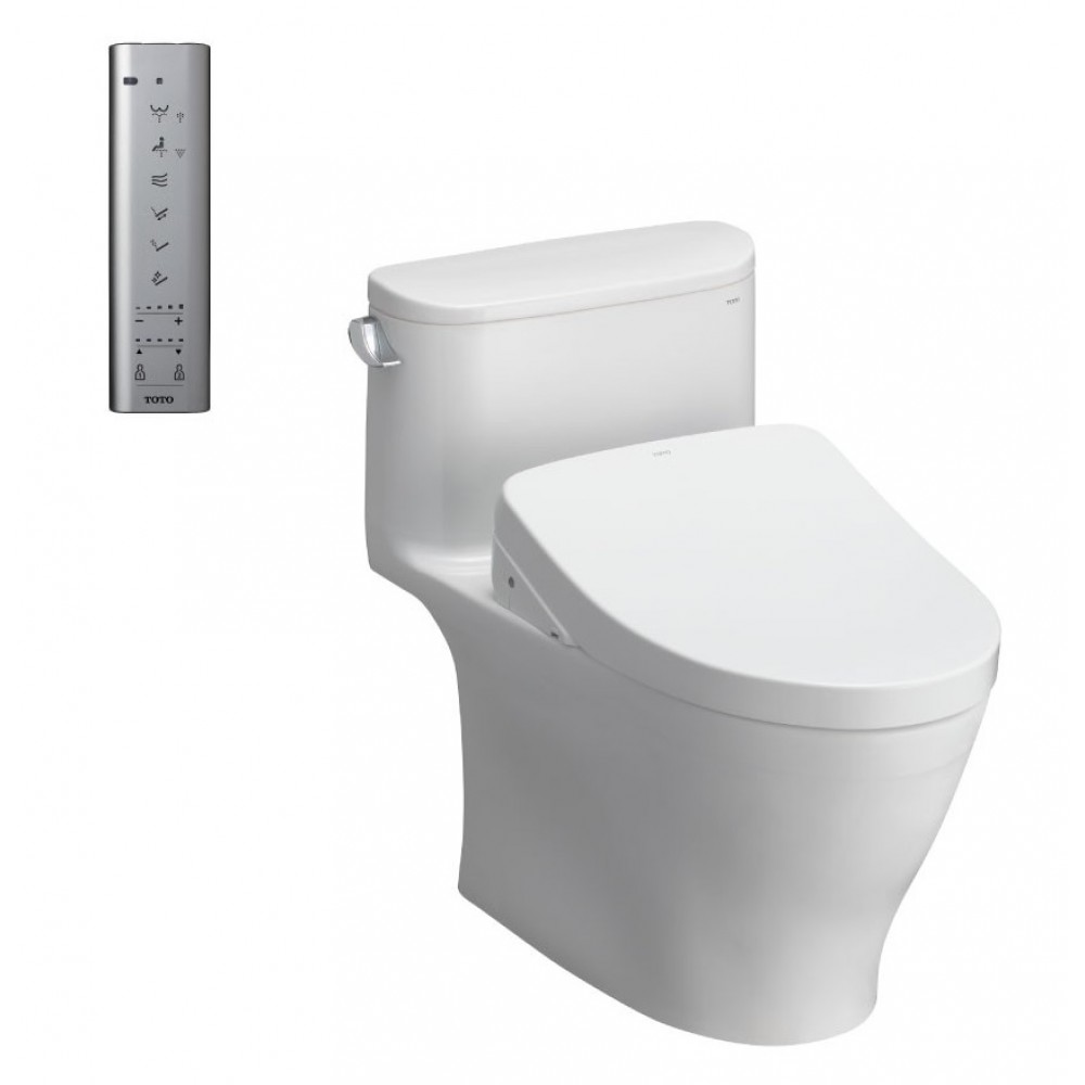 Bồn cầu TOTO MS887CRW12 1 khối nắp điện tử Washlet S7 TCF4911EZ giấu dây MS887CRW12#XW
