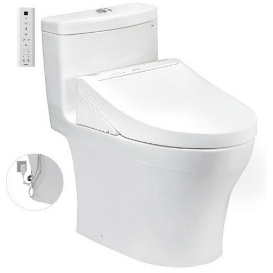 Bồn cầu TOTO MS889DRW14 1 khối nắp điện tử Washlet C5 TCF24410AAA MS889DRW14#XW