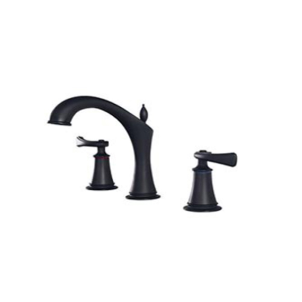 Vòi chậu âm bàn nóng lạnh bằng đồng Kanly GCB02B GCB02B