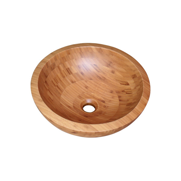 Chậu lavabo đặt bàn Kanly gỗ tre LTE11 LTE11