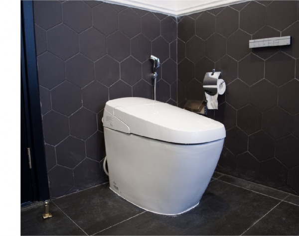 Bồn cầu điện tử Satis G INAX AC-G216VN màu trắng/ đen AC-G216VN/BW1 - 3