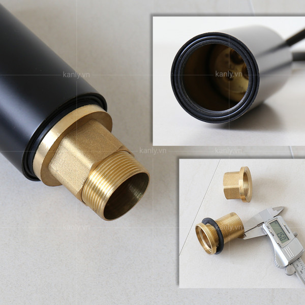 Vòi chậu KANLY thân cao nóng lạnh GCC20B GCC20B - 5