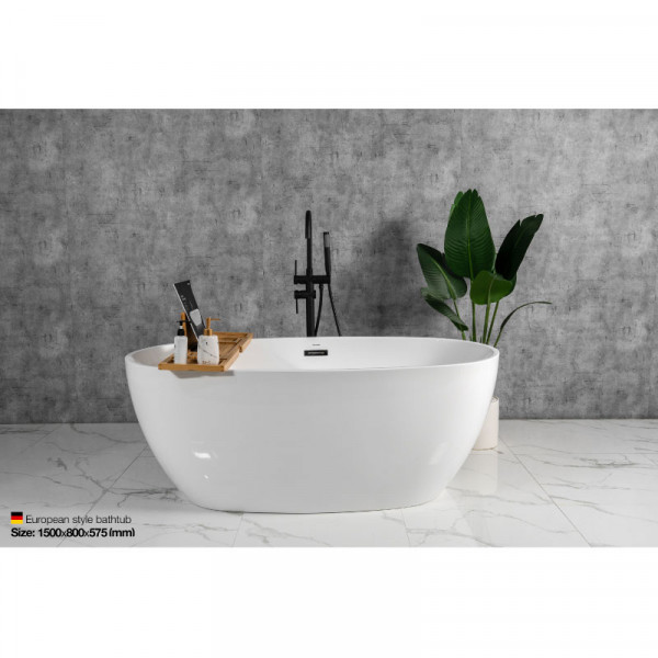 Bồn tắm đặt sàn 1.5m MOWOEN MW8223-150 - 11