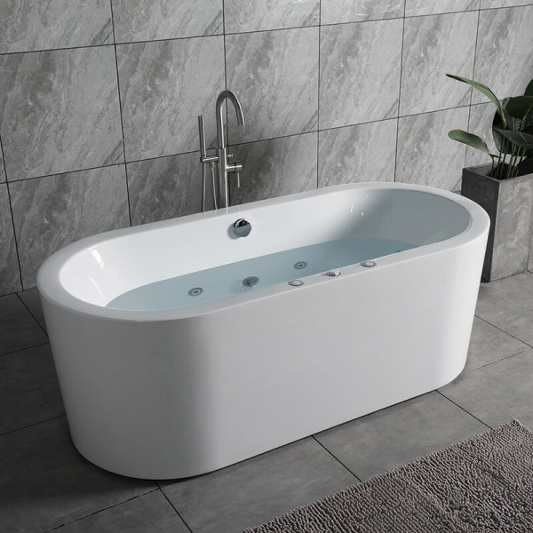 Bồn tắm đặt sàn massage 1.69m MOWOEN MW8215B-170.MS - 10