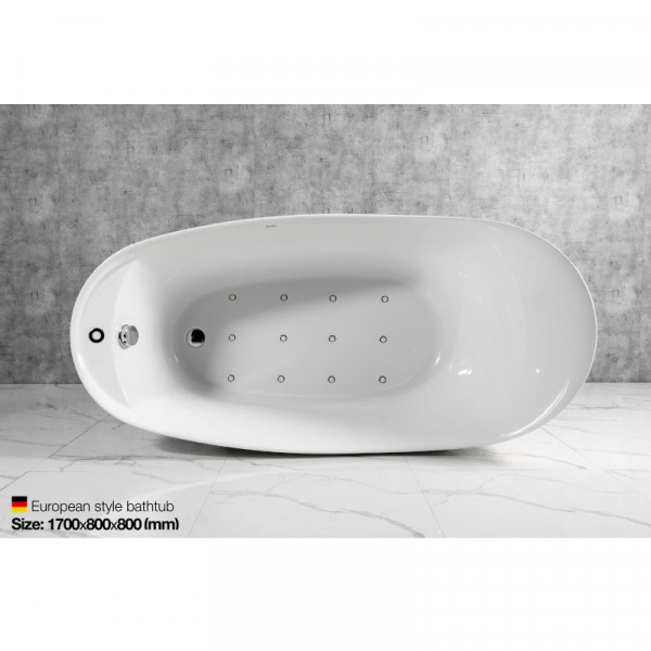 Bồn tắm đặt sàn massage 1.7m MOWOEN MW8213-170.MS - 17