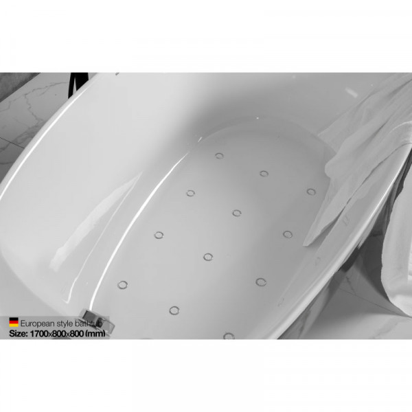 Bồn tắm đặt sàn massage 1.7m MOWOEN MW8213-170WB.MS - 10
