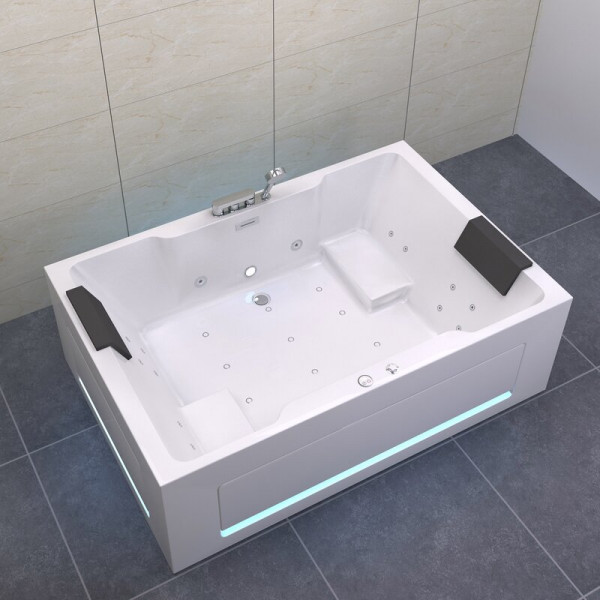 Bồn tắm đặt sàn massage 1.8m gồm vòi MOWOEN MW6018-180.2MS - 8