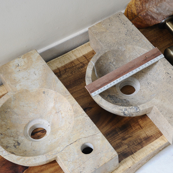 Chậu lavabo đặt bàn Kanly đá nhỏ mini MAR6M MAR6M2V - 2