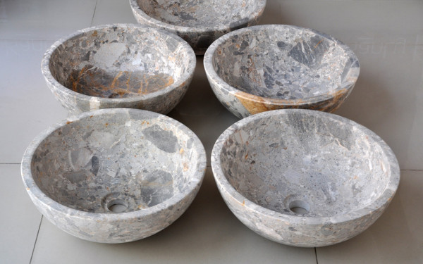 Chậu lavabo đặt bàn Kanly đá Marble tự nhiên MAR1 MAR11V - 4