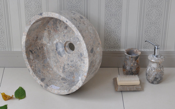 Chậu lavabo đặt bàn Kanly bằng đá tự nhiên MAR7E MAR7E1 - 3