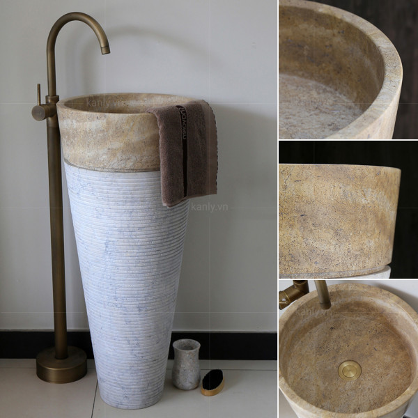 Chậu lavabo đặt bàn Kanly đá tự nhiên MAR72 MAR72 - 4
