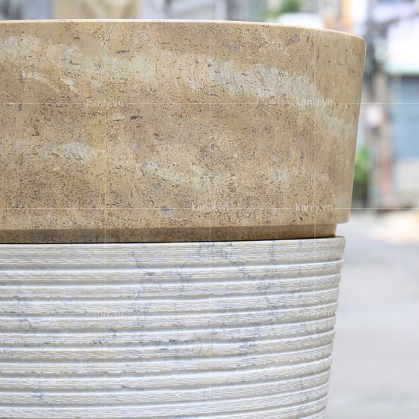 Chậu lavabo đặt bàn Kanly đá tự nhiên MAR72 MAR72 - 6