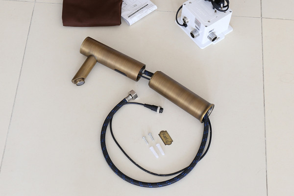 Vòi chậu lavabo cảm ứng bằng đồng Kanly GCAC1/VC1 GCAC1 - 6