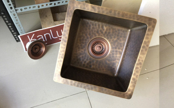 Chậu lavabo dương vành Kanly bằng đồng BCS157 BCS157 - 3