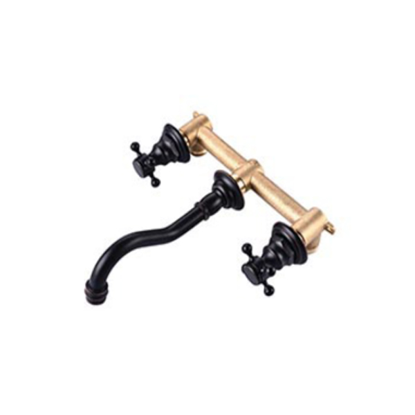 Vòi âm tường nóng lạnh bằng đồng Kanly GCT08B GCT08B