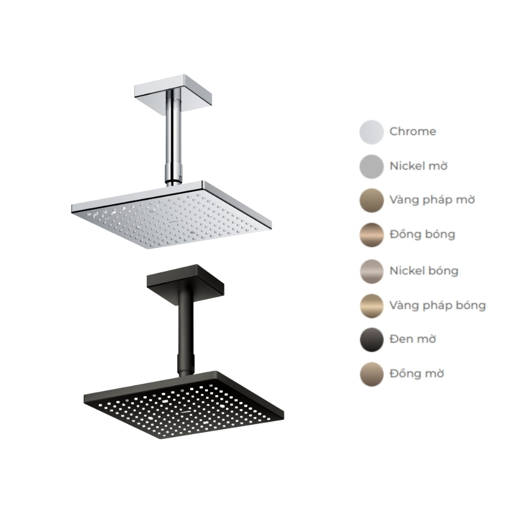 Bát sen tắm gắn trần TOTO TBW08001A1 (vuông, 200 mm) TBW08001A1