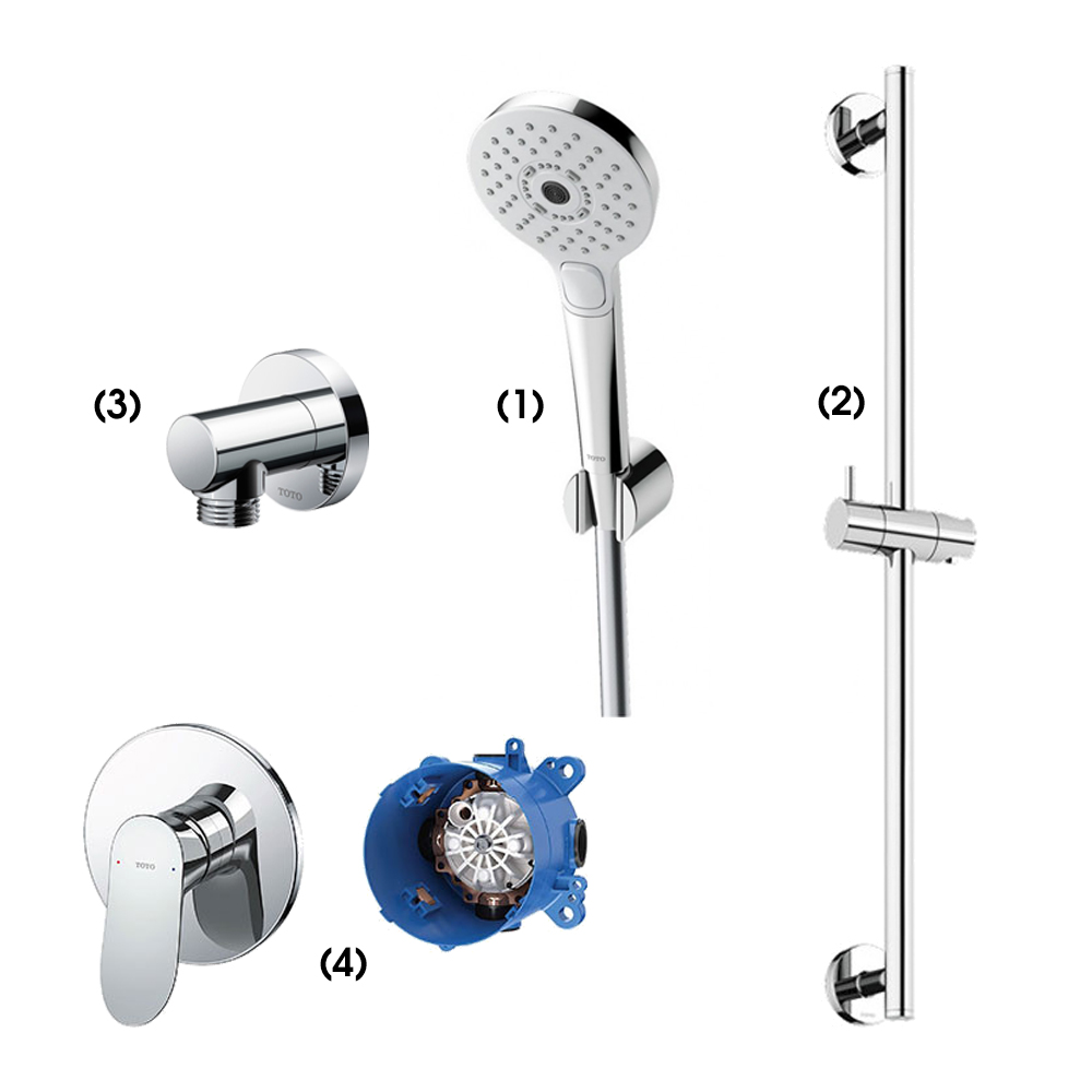 Set sen tắm âm tường 1 đường nước nóng lạnh TOTO TBW01010A TBW01016B TBW01014B TBG01303BA TBN01001B TBW01010A/TBW01016B/TBW01014B/TBG01303BA/TBN01001B