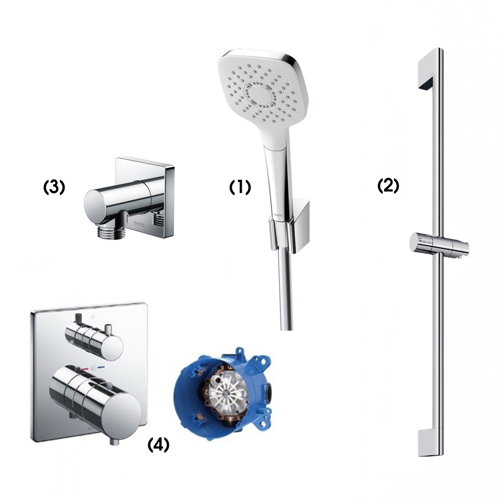 Set sen tắm âm tường 1 đường nước nhiệt độ TOTO TBW02005A TBW07019A TBW02013B TBV02403B TBN01001B TBW02005A/TBW07019A/TBW02013B/TBV02403B/TBN01001B
