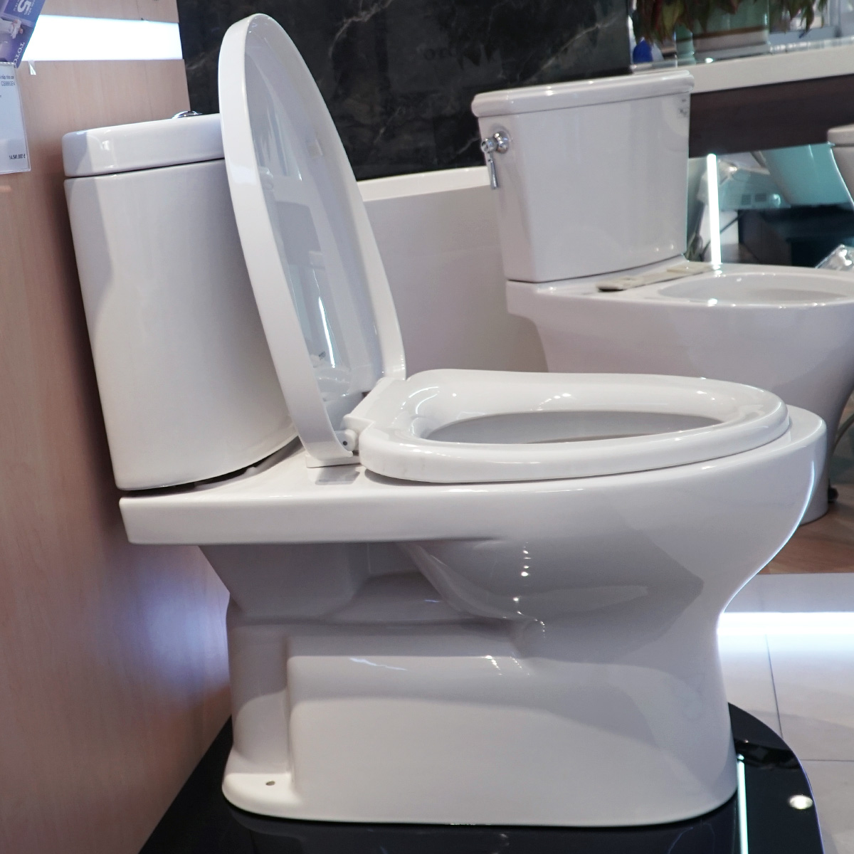 Bồn cầu 2 khối TOTO CS325DRT3 kèm nắp đóng êm TC385VS - 9