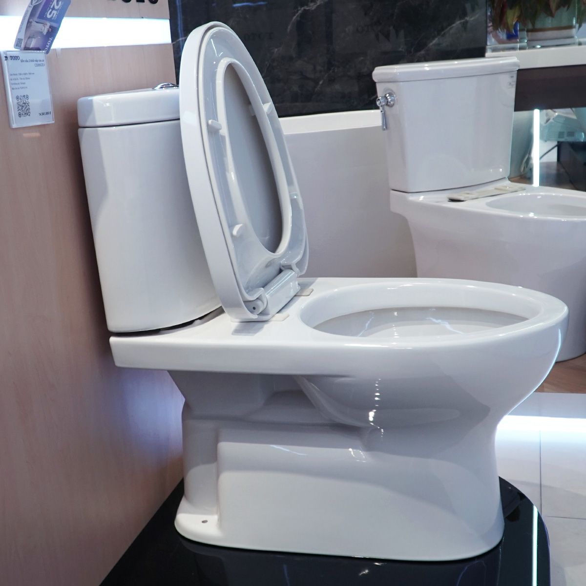 Bồn cầu 2 khối TOTO CS325DRT3 kèm nắp đóng êm TC385VS - 14