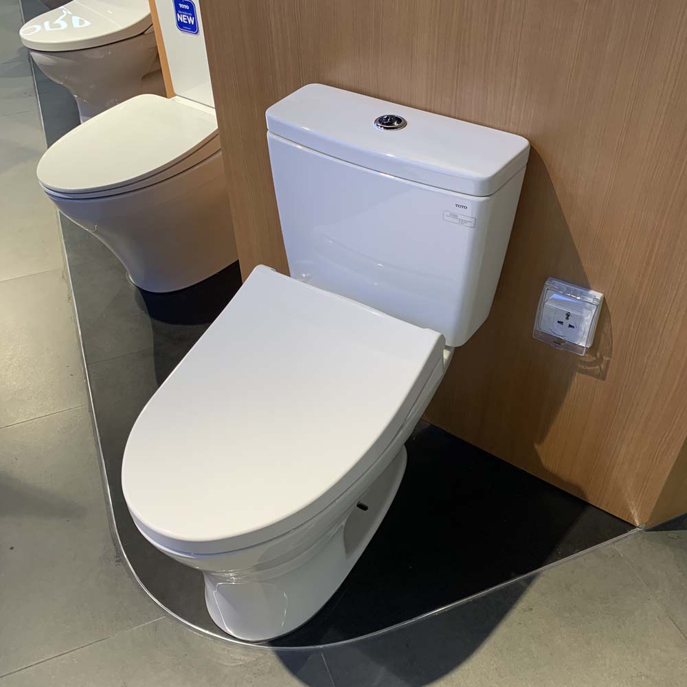 Bồn cầu TOTO CS735DE4 2 khối nắp rửa cơ TCW1211A CS735DE4#XW - 4