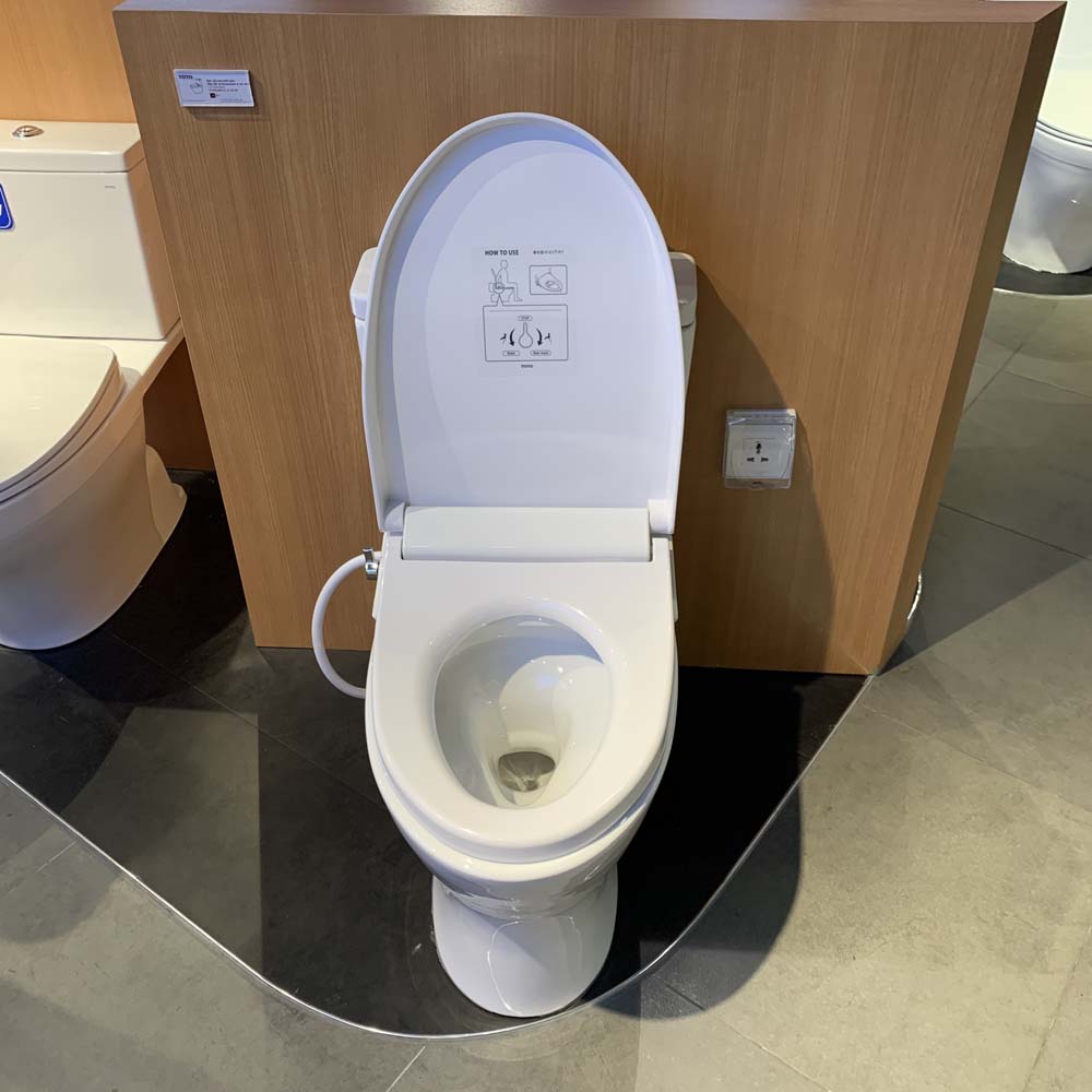 Bồn cầu TOTO CS735DE4 2 khối nắp rửa cơ TCW1211A CS735DE4#XW - 6