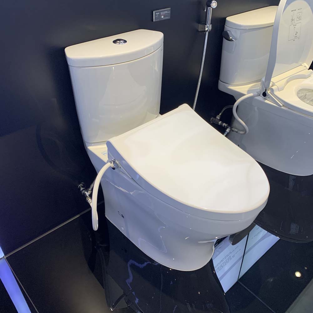 Bồn cầu TOTO CS838DE4 2 khối nắp rửa cơ TCW1211A CS838DE4#XW - 3