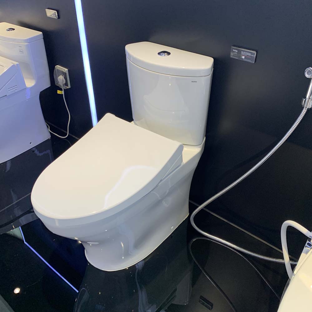 Bồn cầu TOTO CS838DE4 2 khối nắp rửa cơ TCW1211A CS838DE4#XW - 5