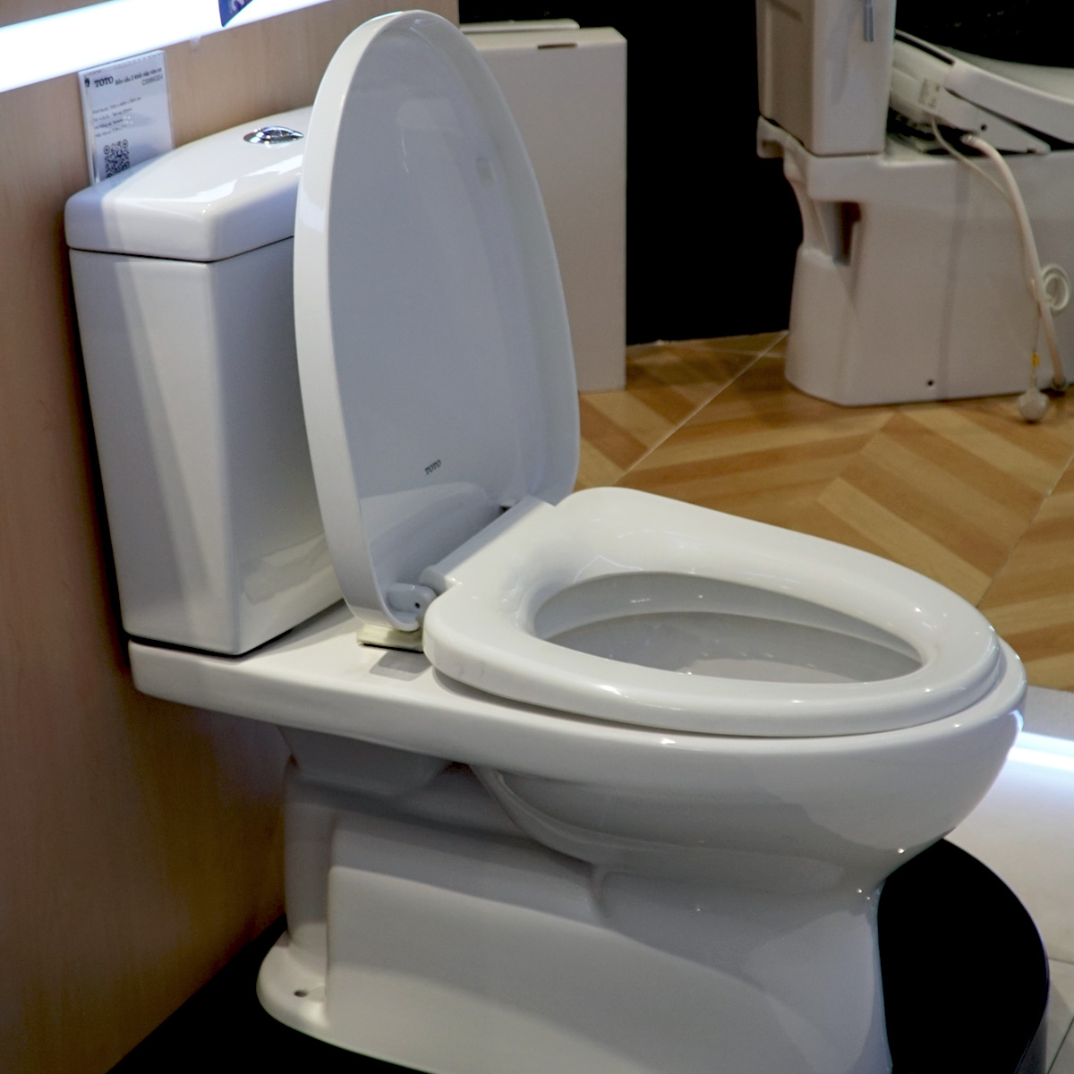 Bồn cầu 2 khối TOTO CS320DRT3 nắp đóng êm TC385VS CS320DRT3#W - 6