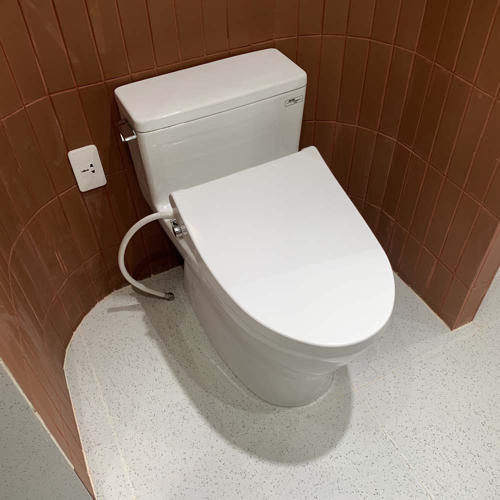 Bồn cầu TOTO MS188VKE4 T53P100VR 1 khối nắp rửa cơ TCW1211A MS188VKE4#XW/T53P100VR - 4