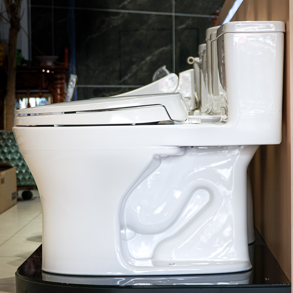 Bồn cầu 1 khối TOTO MS855DT2 nắp đóng êm TC393VS MS855DT2#XW - 2