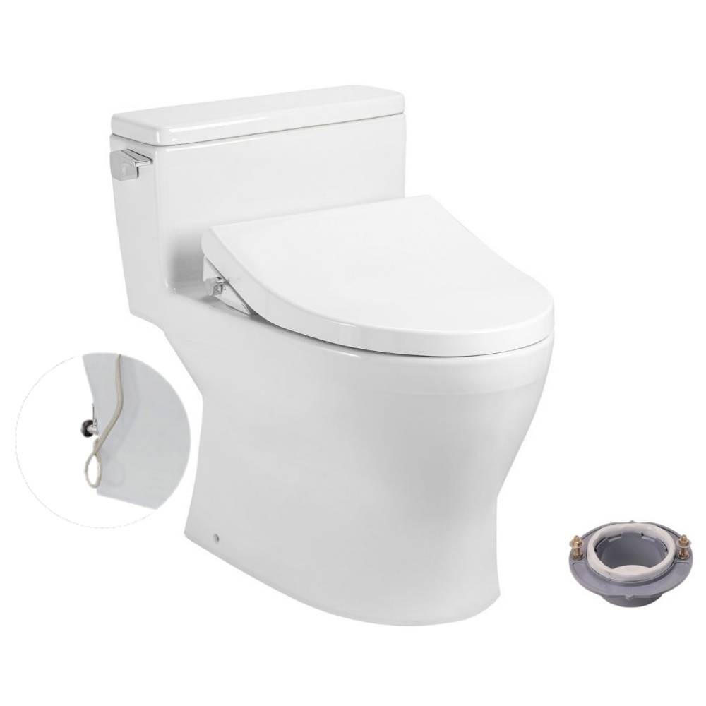 Bồn cầu TOTO MS188VKE4 T53P100VR 1 khối nắp rửa cơ TCW1211A MS188VKE4#XW/T53P100VR