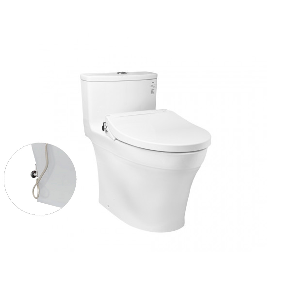 Bồn cầu TOTO MS885DE2 1 khối nắp rửa cơ TCW07S MS885DE2#XW